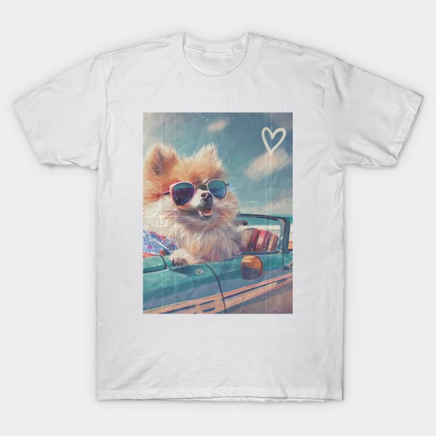 Pomeranian dog T-Shirt by Stitch & Stride